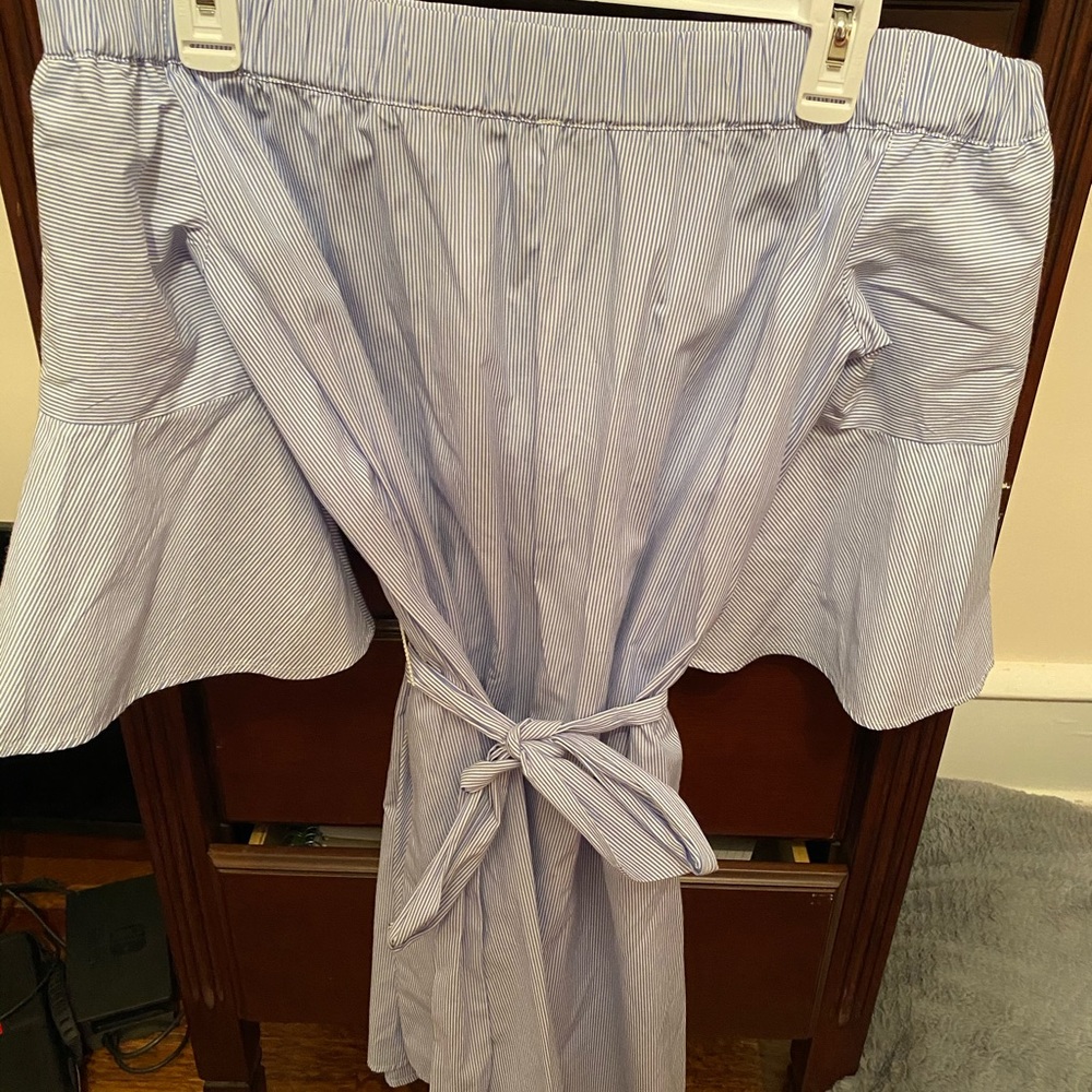 Donna morgan blue mini dress